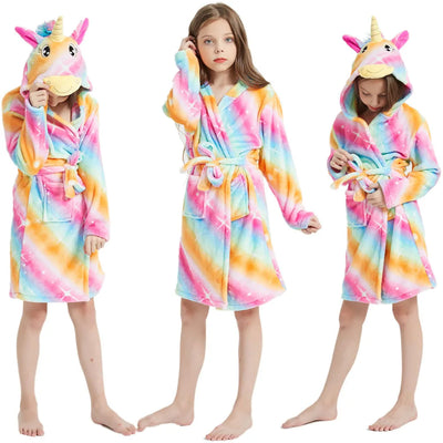 Kids Bathrobe For Girls